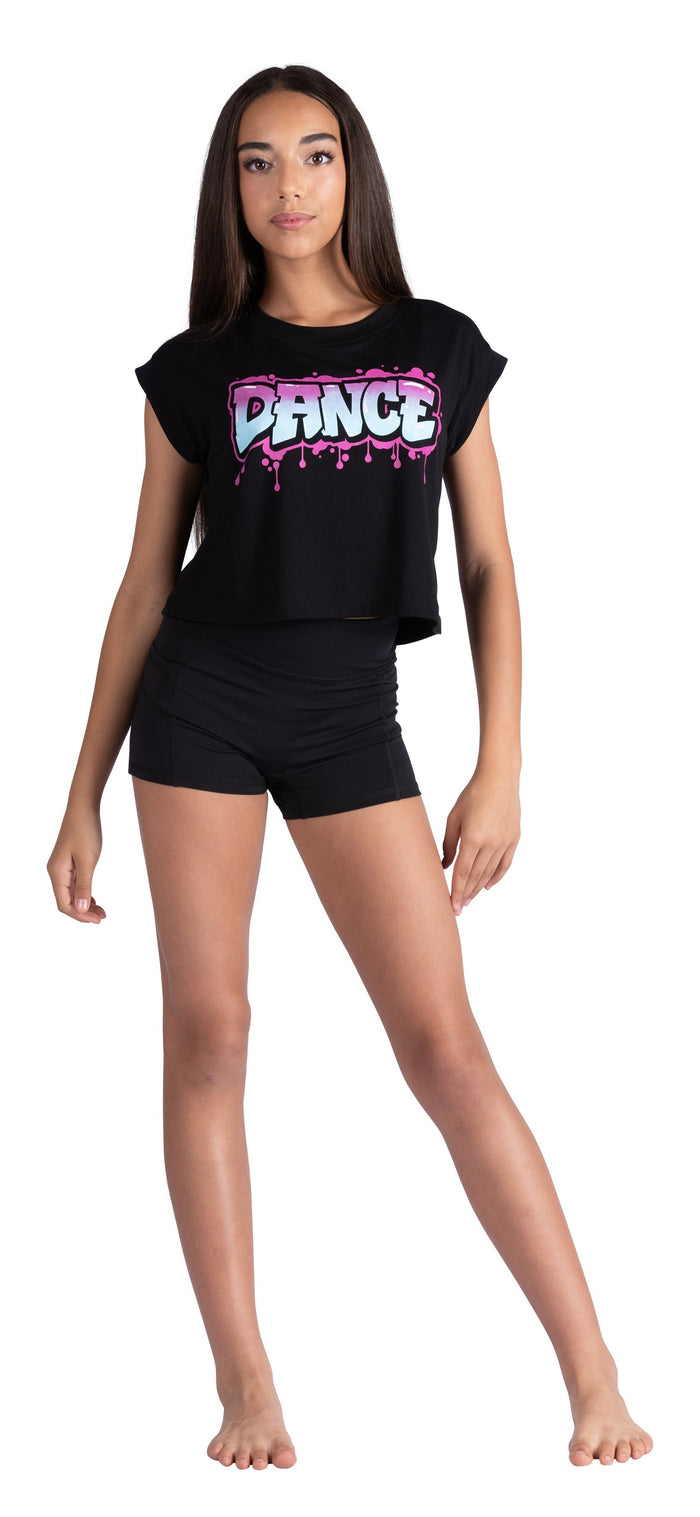 26312 Dance Graffiti Top