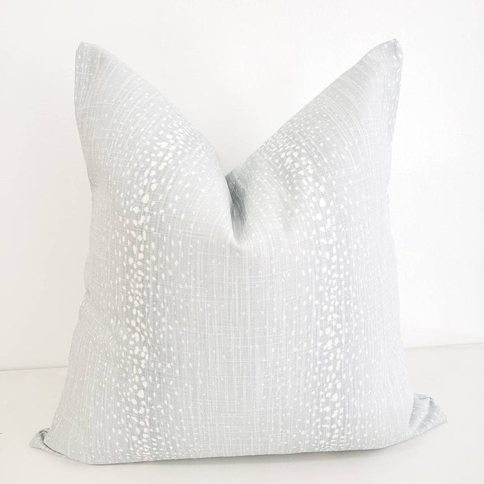 Antelope Pillow cover. Bluish grey Pillow cover. Mineral Blue Pawn print. Animal Print. Sham Pillow Cover