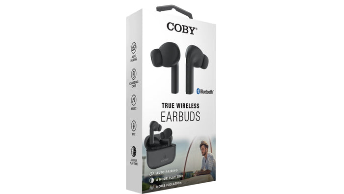 Coby CETW517BK True Wireless Earbuds