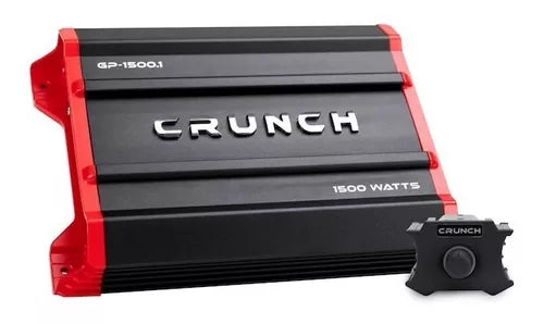 CRUNCH AMPL P/CARRO MONO 1500 WATTS