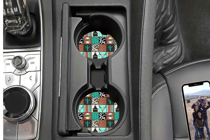 Howdy Car Coasters