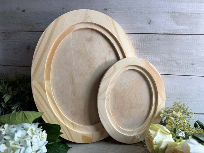 IOD Iron Orchid Designs Oval Wood Gallery Blank 12.7 "X 15.7"