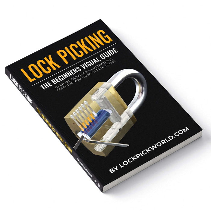 Lock Picking Book - Beginners Visual Guide, 190 Color Illustrations - Smokin Resin Company