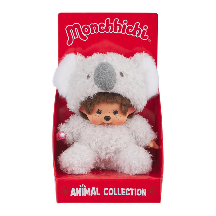 Monchhichi 7 Inch Sitting Fluffy Koala Plush Doll Toy