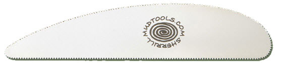 Mudtools: SSL18 - Long Stainless Steel Scraper - 18 Teeth Per Inch