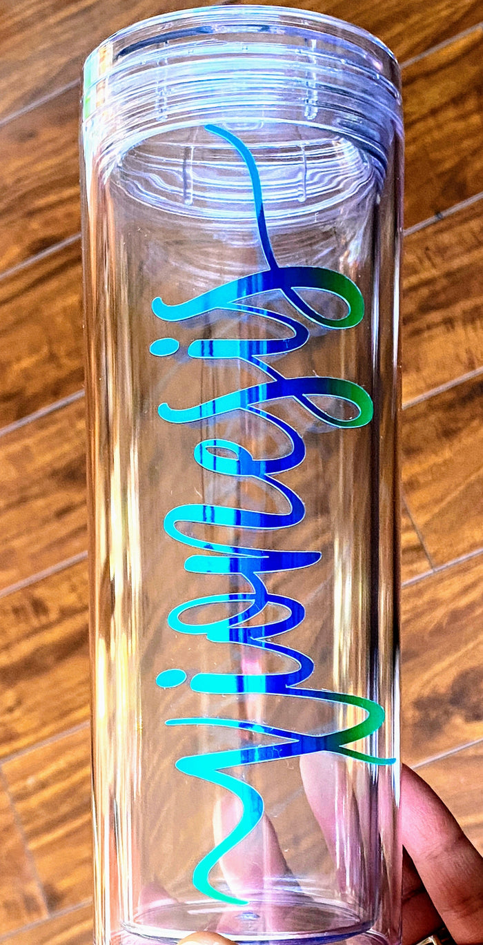 Personalized Clear Bottle