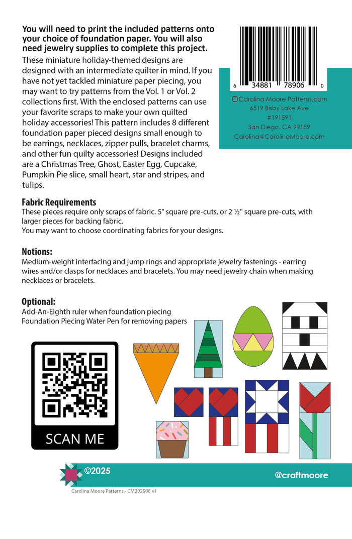 Quilted Jewelry Vol. 3 - Printed Copy