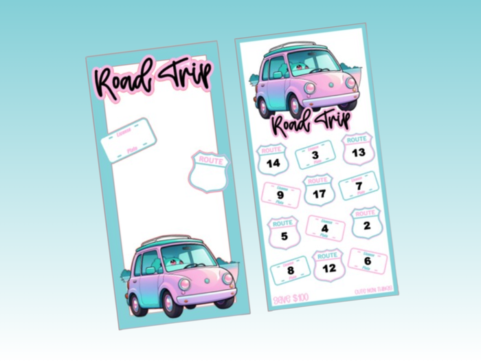 Savings Insert & Envelope Bundle | Road Trip