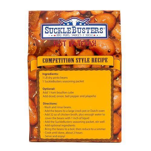 Suckle Busters Pinto Bean Seasoning Kit Suckle Busters Indigo Pool Patio BBQ