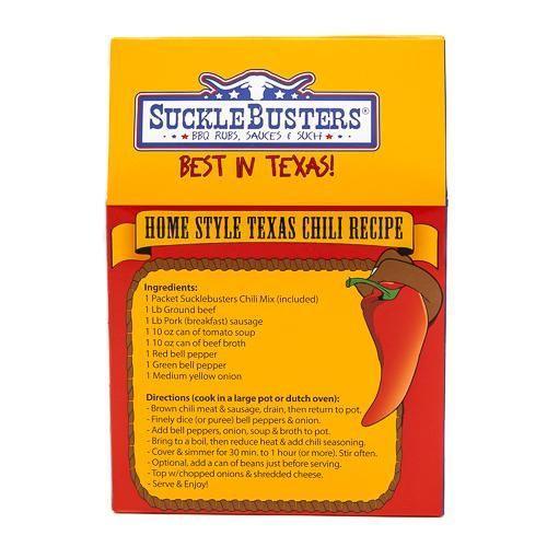 Suckle Busters Texas Chili Kit Suckle Busters Indigo Pool Patio BBQ