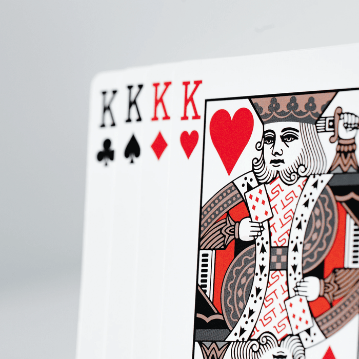 1ST playing cards V4 Black Playing Cards by 1ST playing cards by Chris Ramsay