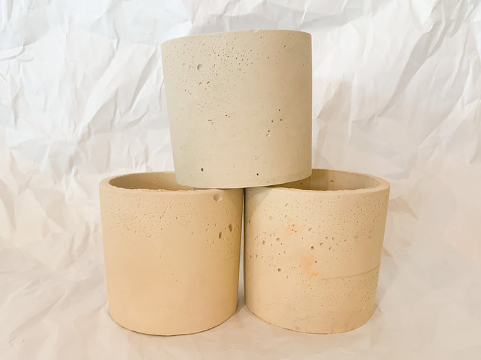 4" Solid Wheat Planter
