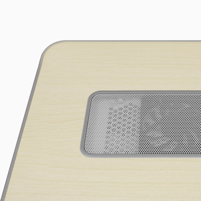 Aluratek Adjustable Ergonomic Laptop Cooling Table with Fan top