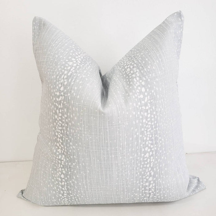 Antelope Pillow cover. Bluish grey Pillow cover. Mineral Blue Pawn print. Animal Print. Sham Pillow Cover
