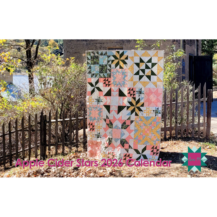 Apple Cider Stars Block of the Month Calendar (2026 Calendar)