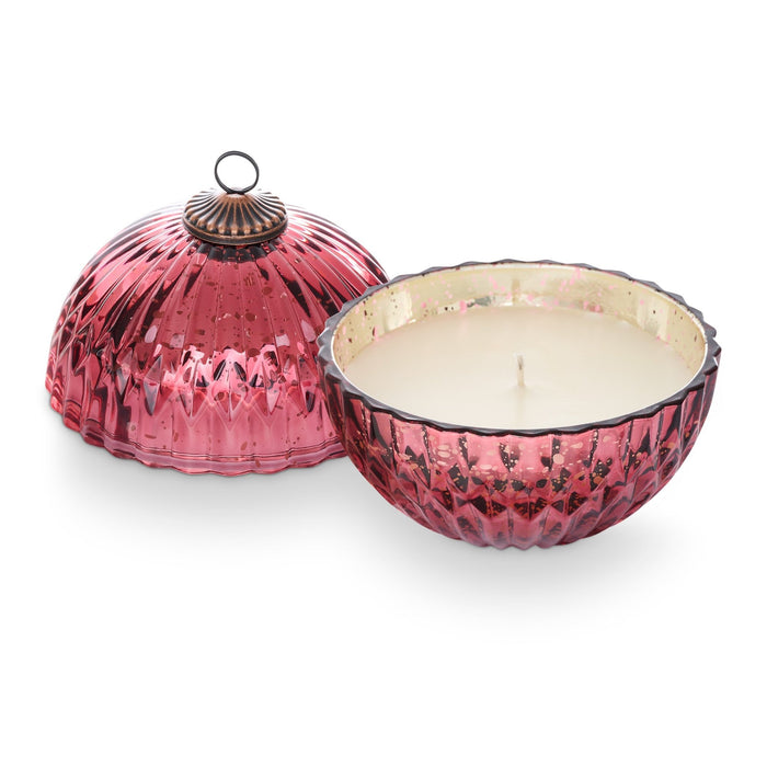 Balsam & Cedar Red Mercury Ornament Candle - Illume Candles - 45238272000