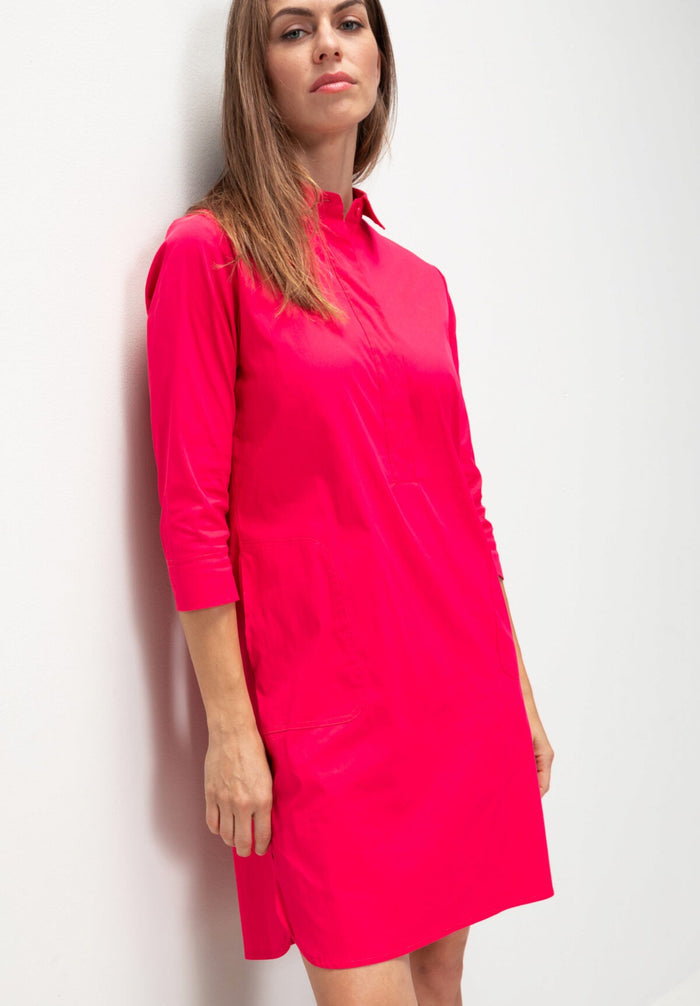 Bianca 17016 Fuchsia Alis Dress Dotique frony life