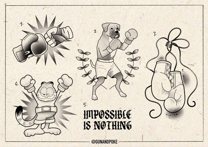 Boxing and MMA inspired designs by Amy (2025)