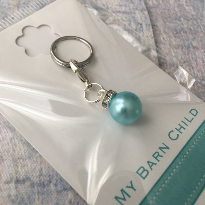 Bridle Charm: Pearl ~ Blue