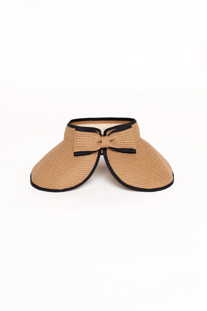 Petal and Pup USA ACCESSORIES Brigid Hat - Tan/Black One Size