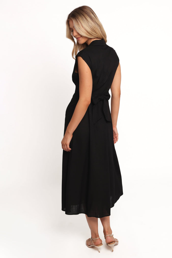 Petal and Pup USA DRESSES Cami Midi Dress - Black