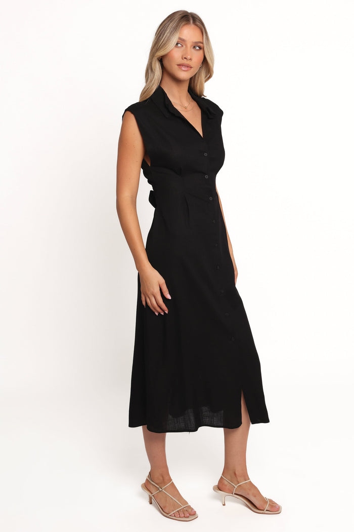 Petal and Pup USA DRESSES Cami Midi Dress - Black