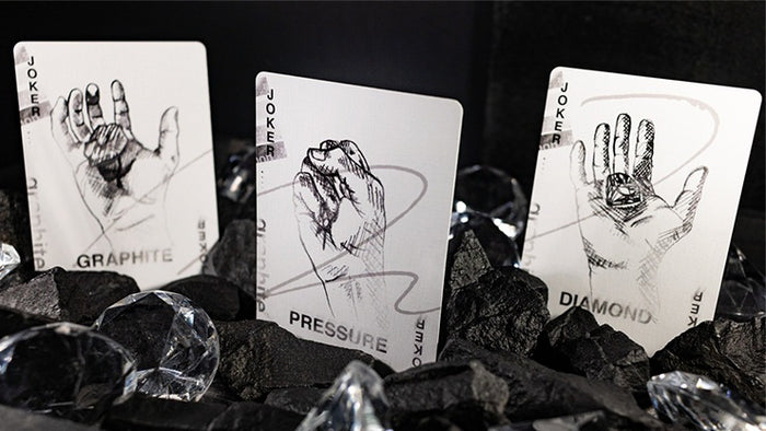 Carbon Playing Cards - Graphite Edition Playing Cards by Luke Wadey
