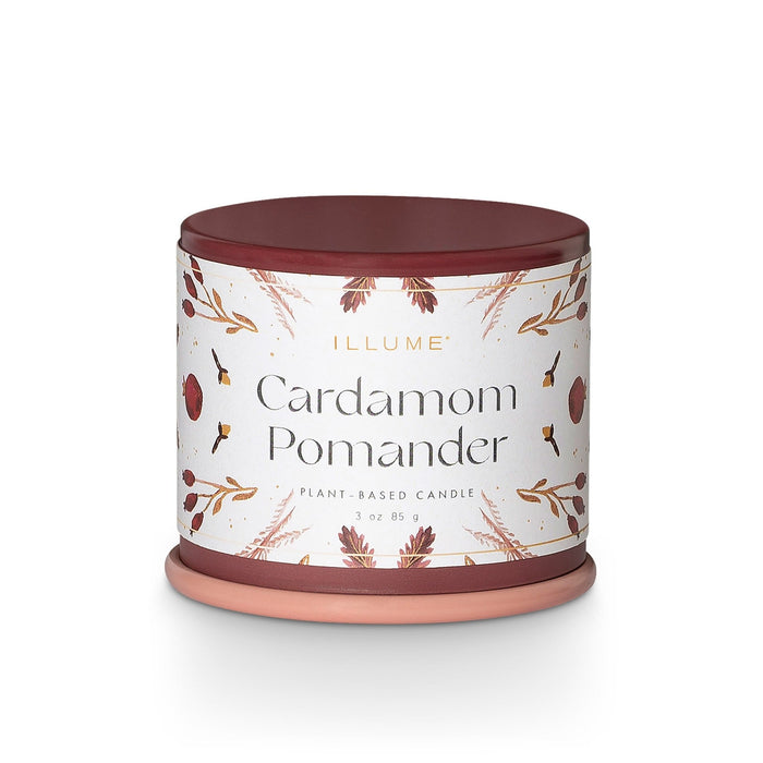 Cardamom Pomander Demi Vanity Tin Candle - Illume Candles - 45364011000