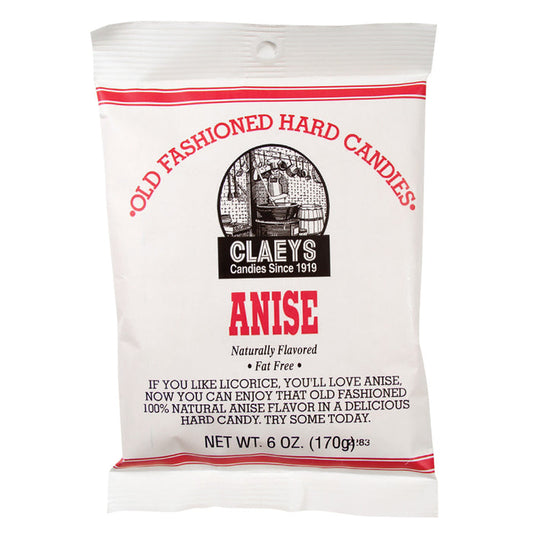 Claey's Anise Drops Hard Candy Bag - 24 Count
