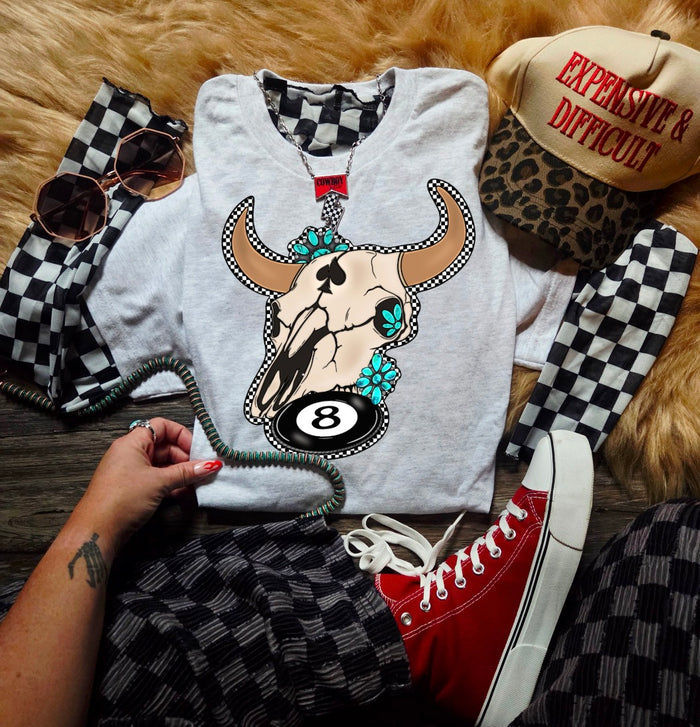 Cowgirl Bull Skull