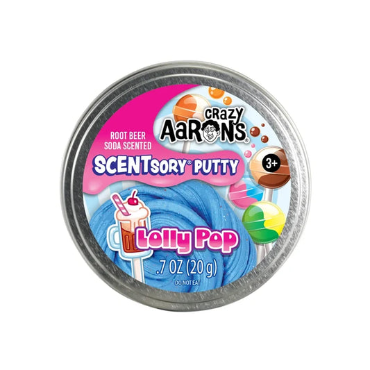 Crazy Aarons SCENTsory® Lolly Pop Medium 2.75 Inch Thinking Putty Tin
