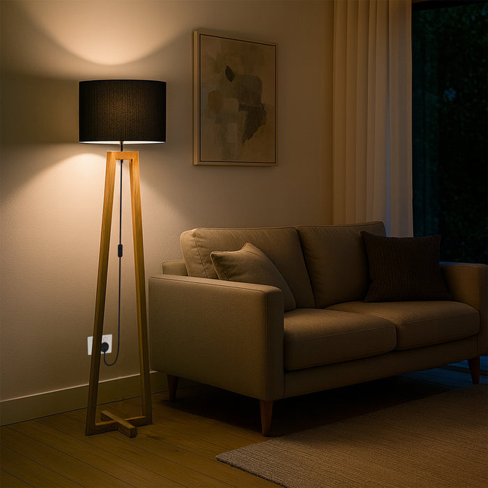 Dana Floor Lamp Black by Urban Style