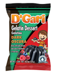 D'Gari Gelatin Black Berries Water - 4.2 oz