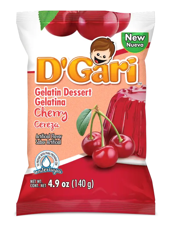 Wholesale D'Gari Gelatin Cherry (Cereza) - Bulk Gelatin Dessert at Mexmax INC