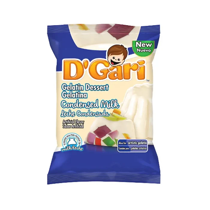 Shop D'Gari Gelatin Condensed Milk at Mexmax INC for Wholesale Prices.