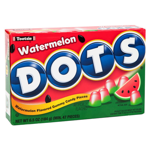 Dots Watermelon Gummy Candy Theater Box - 12 Count