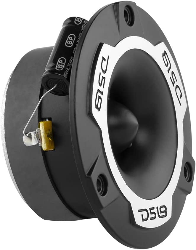 DS18 PRO-TWX1 Super Tweeter in Silver - 1" Aluminum Frame and Diaphragm 240W Max-Entrega gratis en Tijuana