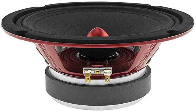 DS18 PRO-X8.4BM Loudspeaker - 8" Midrange Red Aluminum Bullet 550W Max