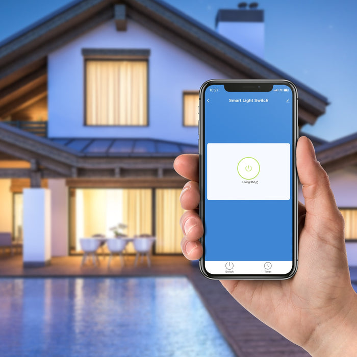 Aluratek eco4life SmartHome WiFi Light Switch Lifestyle livingroom