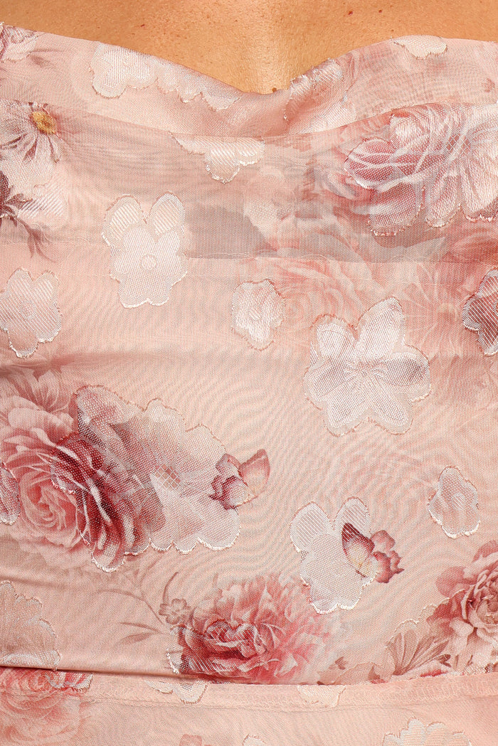 Petal and Pup USA DRESSES Esmeralda Maxi Dress - Rose Print