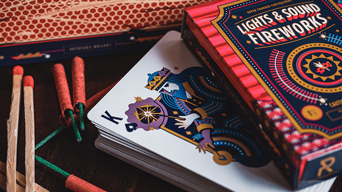 Fireworks Playing Cards Playing Cards by Riffle Shuffle Playing Card Company
