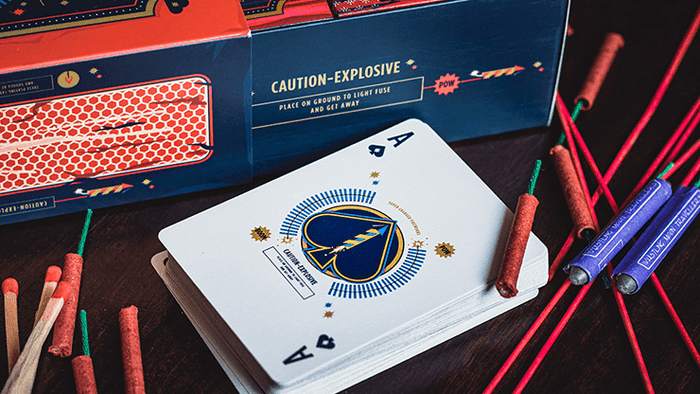 Fireworks Playing Cards Playing Cards by Riffle Shuffle Playing Card Company