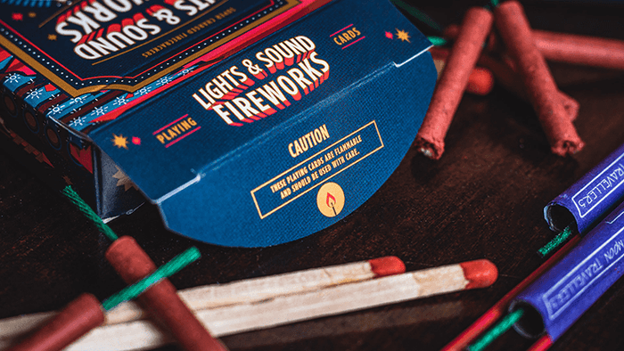 Fireworks Playing Cards Playing Cards by Riffle Shuffle Playing Card Company