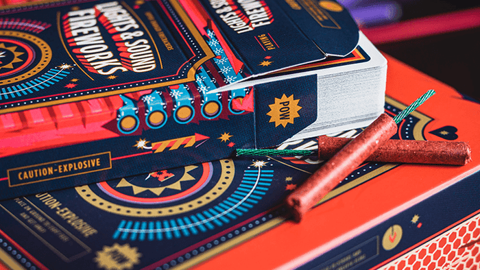 Fireworks Playing Cards Playing Cards by Riffle Shuffle Playing Card Company