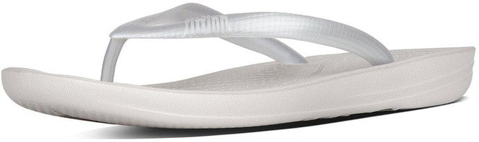 FitFlop IQUSHION Ergonomic Flip - Flops Silver | Dotique - Dotique - Dotique