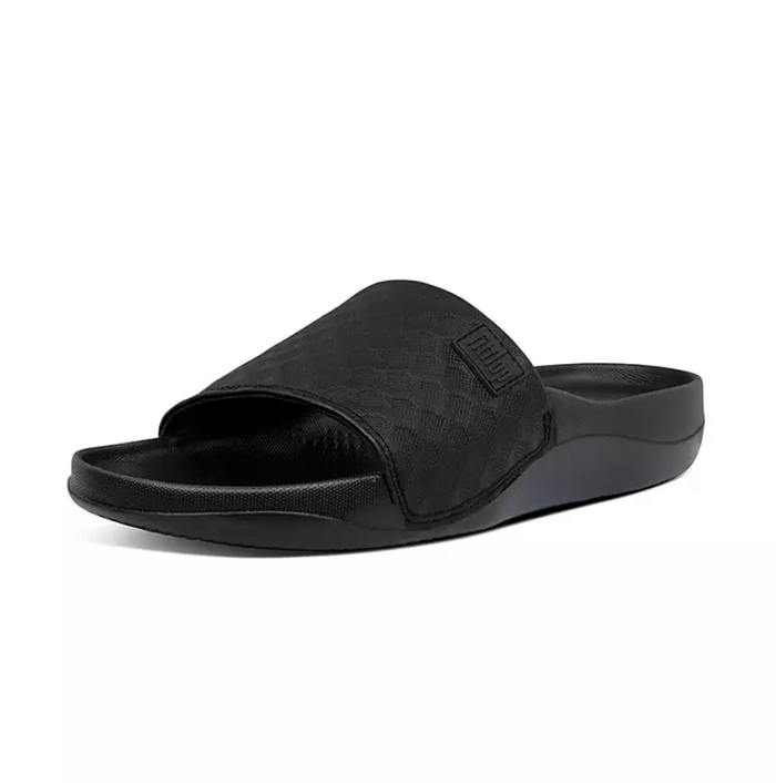 FitFlop Iqushion Slides - Black | Dotique