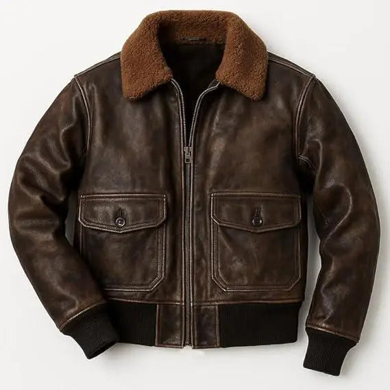 Real leather jacket