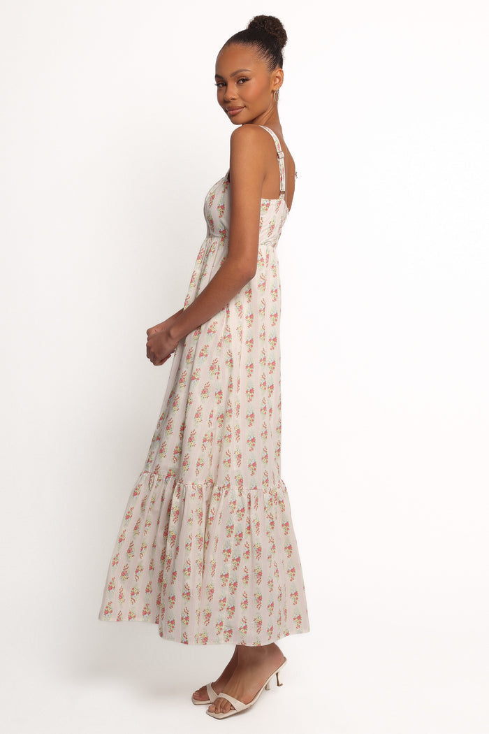 Petal and Pup USA DRESSES Gabriela Maxi Dress - Off White (Hold for Amazon)