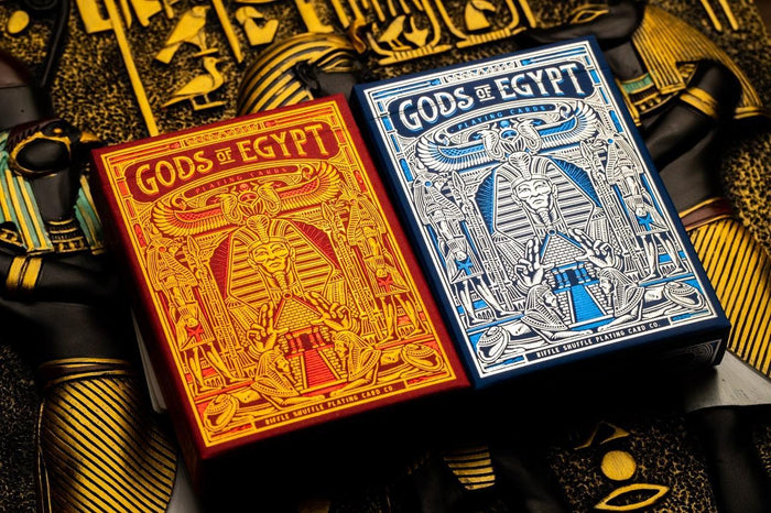 Gods of Egypt Playing Cards - Blue Nile Edition Playing Cards by Divine Playing Cards