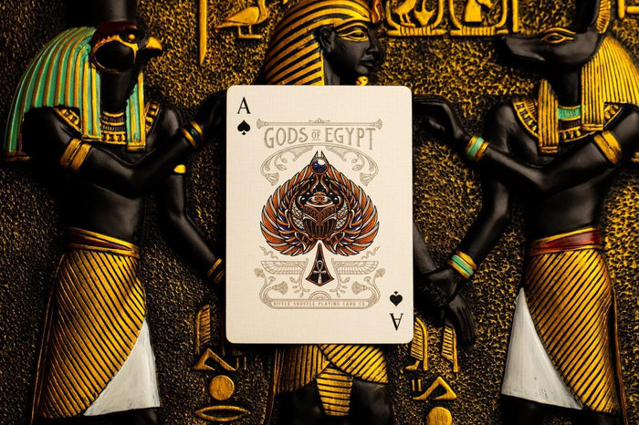 Gods of Egypt Playing Cards - Blue Nile Edition Playing Cards by Divine Playing Cards